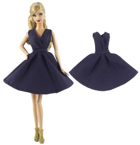 Codulu Puppenkleid für 29,2 cm große Amerika-Puppe, 30 cm, Puppenkleid, V-Ausschnitt, Kleid, Outfits für 1/6 BJD-Puppe, Kinderspielzeug, 1 Stück - #B Codulu Puppenkleid für 29,2 cm große Amerika-Puppe, 30 cm, Puppenkleid, V-Ausschnitt, Kleid, Outfits für 1/6 BJD-Puppe, Kinderspielzeug, 1 Stück - #B von Codulu