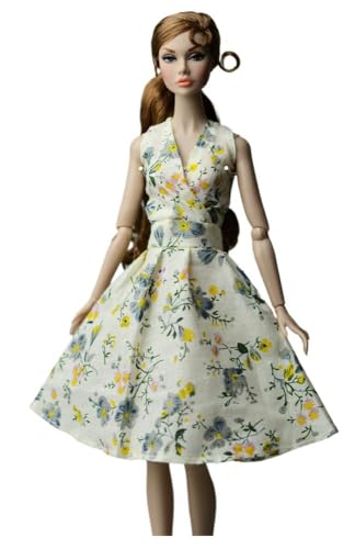 Codulu Puppenkleid für 29,2 cm große Amerika-Puppe, 30 cm, Puppenkleid, V-Ausschnitt, Kleid, Outfits für 1/6 BJD-Puppe, Kinderspielzeug, 1 Stück - #F Codulu Puppenkleid für 29,2 cm große Amerika-Puppe, 30 cm, Puppenkleid, V-Ausschnitt, Kleid, Outfits für 1/6 BJD-Puppe, Kinderspielzeug, 1 Stück - #F von Codulu