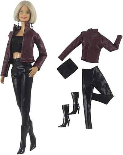 Codulu Puppenkleidung, Ledermantel, Jacke, Oberteil, Hose, Rock, Freizeitanzug, Kostüm, Outfits, Zubehör für 1/6 SD-Puppe, 27,9 cm, 30 cm, Mädchenpuppen, Kinderspielzeug -B Codulu Puppenkleidung, Ledermantel, Jacke, Oberteil, Hose, Rock, Freizeitanzug, Kostüm, Outfits, Zubehör für 1/6 SD-Puppe, 27,9 cm, 30 cm, Mädchenpuppen, Kinderspielzeug -B von Codulu