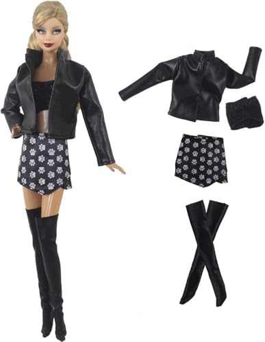 Codulu Puppenkleidung, Ledermantel, Jacke, Oberteil, Hose, Rock, Freizeitanzug, Kostüm, Outfits, Zubehör für 1/6 SD-Puppe, 27,9 cm, 30 cm, Mädchenpuppen, Kinderspielzeug -E Codulu Puppenkleidung, Ledermantel, Jacke, Oberteil, Hose, Rock, Freizeitanzug, Kostüm, Outfits, Zubehör für 1/6 SD-Puppe, 27,9 cm, 30 cm, Mädchenpuppen, Kinderspielzeug -E von Codulu