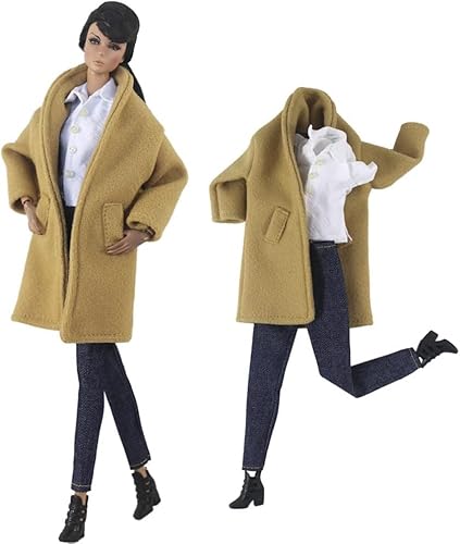 Codulu Puppenkleidung, Wintermantel, Jacke, Tops, Hosen, Schuhe, Freizeitanzug, Kostüm, Outfits, Zubehör für 1/6 SD-Puppe, 27,9 cm, 30 cm, Mädchenpuppen, Kinderspielzeug - A Codulu Puppenkleidung, Wintermantel, Jacke, Tops, Hosen, Schuhe, Freizeitanzug, Kostüm, Outfits, Zubehör für 1/6 SD-Puppe, 27,9 cm, 30 cm, Mädchenpuppen, Kinderspielzeug - A von Codulu