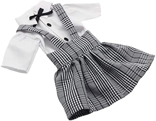 Codulu Puppenkleidung für 1/3 60 cm Kugelgelenk, Puppenmädchen, Puppen-Outfits, Kapuzen-Sweatshirt, Hemd, kariert, Latzrock, Kostümzubehör, 2 Stück/Set Codulu Puppenkleidung für 1/3 60 cm Kugelgelenk, Puppenmädchen, Puppen-Outfits, Kapuzen-Sweatshirt, Hemd, kariert, Latzrock, Kostümzubehör, 2 Stück/Set von Codulu