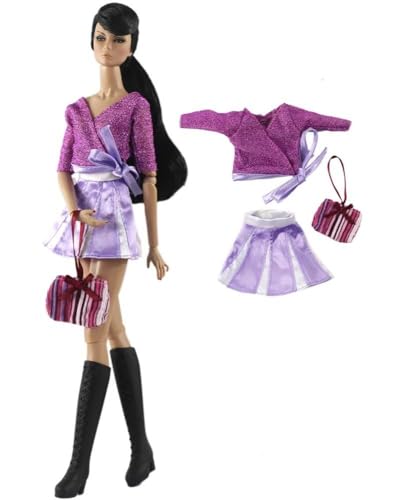 Codulu Puppenkleidung für 11,5 Zoll America Doll 30 cm Mädchenpuppe-Kleid, Röcke, Jacke, Oberteile, lässige Outfits, Kostüm für 1/6 BJD Puppe, Kinderspielzeug, 1 Set,#B Codulu Puppenkleidung für 11,5 Zoll America Doll 30 cm Mädchenpuppe-Kleid, Röcke, Jacke, Oberteile, lässige Outfits, Kostüm für 1/6 BJD Puppe, Kinderspielzeug, 1 Set,#B von Codulu