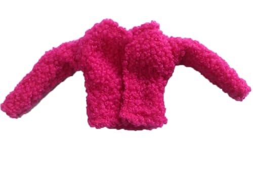 Codulu Puppenkleidung für 11,5 Zoll America Doll 30cm Mädchenpuppe-Plüschmäntel Winter Casual Outfits Kostüm für 1/6 BJD Puppe Kinderspielzeug-1 PCS-#E von Codulu