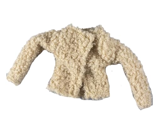 Codulu Puppenkleidung für 11,5 Zoll America Doll 30cm Mädchenpuppe-Plüschmäntel Winter Casual Outfits Kostüm für 1/6 BJD Puppe Kinderspielzeug-1 PCS-#G von Codulu