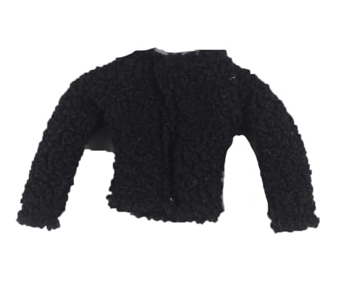 Codulu Puppenkleidung für 11,5 Zoll America Doll 30cm Mädchenpuppe-Plüschmäntel Winter Casual Outfits Kostüm für 1/6 BJD Puppe Kinderspielzeug-1 PCS-#K von Codulu