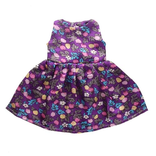 Codulu Puppenkleidung für 18-Zoll-amerikanische Puppen, Prinzessinnenkleid mit Schleife, Sommer-Outfits, Zubehör für 43–46 cm große Mädchenpuppen, Babypuppen, 1 Stück, Lila Codulu Puppenkleidung für 18-Zoll-amerikanische Puppen, Prinzessinnenkleid mit Schleife, Sommer-Outfits, Zubehör für 43–46 cm große Mädchenpuppen, Babypuppen, 1 Stück, Lila von Codulu