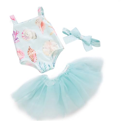 Codulu Puppenkleidung für 18 Zoll amerikanische Puppen-Gaze mit Haarband Zubehör für 43-46 cm Puppenzubehör 3-teiliges Set-blau Codulu Puppenkleidung für 18 Zoll amerikanische Puppen-Gaze mit Haarband Zubehör für 43-46 cm Puppenzubehör 3-teiliges Set-blau von Codulu