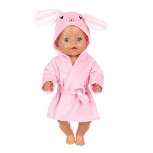 Codulu Puppenkleidung für 18 Zoll amerikanische Puppen-Haustier-Nacht-Bademantel-Hemden-43-46-cm-Puppenzubehör-1 Stück-Rosa Codulu Puppenkleidung für 18 Zoll amerikanische Puppen-Haustier-Nacht-Bademantel-Hemden-43-46-cm-Puppenzubehör-1 Stück-Rosa von Codulu