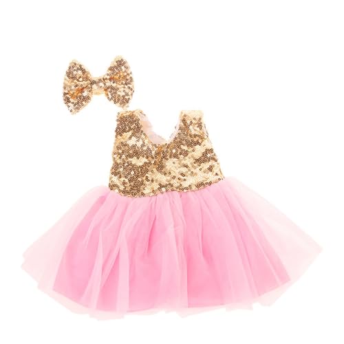 Codulu 18 Zoll amerikanische Puppenkleid-Pailletten-Kleid Haarspange mit Schleife Freizeitkleider für 43-46 cm Puppen-Mädchenpuppe 2 PCS/Set-Gold Codulu 18 Zoll amerikanische Puppenkleid-Pailletten-Kleid Haarspange mit Schleife Freizeitkleider für 43-46 cm Puppen-Mädchenpuppe 2 PCS/Set-Gold von Codulu