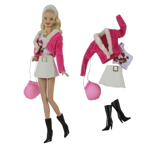Codulu Puppenkleidung für 29,2 cm große America-Puppe, 30 cm, Mädchen, Puppe, lässige Outfits, Mantel, Tops, Hosen, Röcke, Schuhe, Kostümzubehör für 1/6 BJD-Puppe, Kinderspielzeug, #H Codulu Puppenkleidung für 29,2 cm große America-Puppe, 30 cm, Mädchen, Puppe, lässige Outfits, Mantel, Tops, Hosen, Röcke, Schuhe, Kostümzubehör für 1/6 BJD-Puppe, Kinderspielzeug, #H von Codulu