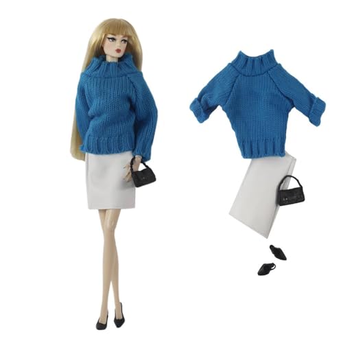 Codulu Puppenkleidung für 29,2 cm große America-Puppe, 30 cm, Mädchen, Puppe, lässige Outfits, Mantel, Tops, Röcke, Schuhe, Kostümzubehör für 1/6 BJD-Puppe, Kinderspielzeug, #C Codulu Puppenkleidung für 29,2 cm große America-Puppe, 30 cm, Mädchen, Puppe, lässige Outfits, Mantel, Tops, Röcke, Schuhe, Kostümzubehör für 1/6 BJD-Puppe, Kinderspielzeug, #C von Codulu