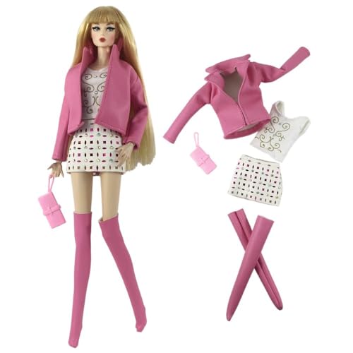 Codulu Puppenkleidung für 29,2 cm große America-Puppe, 30 cm, Mädchen, Puppe, lässige Outfits, Mantel, Tops, Shorts, Rock, Schuhe, Kostümzubehör für 1/6 BJD-Puppe, Kinderspielzeug, #D Codulu Puppenkleidung für 29,2 cm große America-Puppe, 30 cm, Mädchen, Puppe, lässige Outfits, Mantel, Tops, Shorts, Rock, Schuhe, Kostümzubehör für 1/6 BJD-Puppe, Kinderspielzeug, #D von Codulu