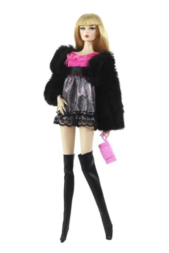 Codulu Puppenkleidung für 29,2 cm große America-Puppe, 30 cm, Mädchen, Puppe, lässige Outfits, Plüschmantel, Rock, Stiefel, Winterkleidung, Zubehör für 1/6 BJD-Puppe, Kinderspielzeug, #C Codulu Puppenkleidung für 29,2 cm große America-Puppe, 30 cm, Mädchen, Puppe, lässige Outfits, Plüschmantel, Rock, Stiefel, Winterkleidung, Zubehör für 1/6 BJD-Puppe, Kinderspielzeug, #C von Codulu