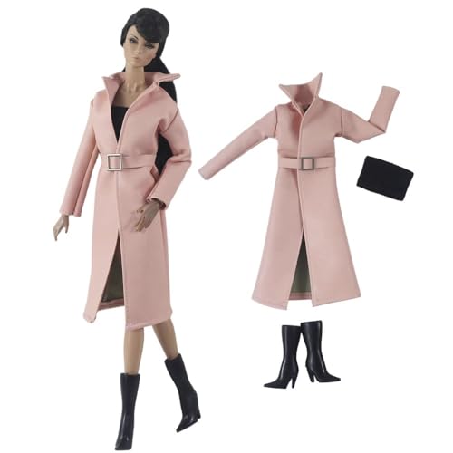 Codulu Puppenkleidung für 29,2 cm große Amerika-Puppe, 30 cm, Lederjacke, Oberteil, Schuhe, lässige Outfits, Kostüm für 1/6 BJD-Puppe, Kinderspielzeug, 3 Stück/Set-#H Codulu Puppenkleidung für 29,2 cm große Amerika-Puppe, 30 cm, Lederjacke, Oberteil, Schuhe, lässige Outfits, Kostüm für 1/6 BJD-Puppe, Kinderspielzeug, 3 Stück/Set-#H von Codulu