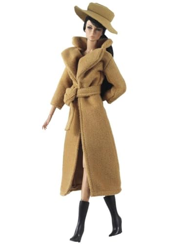 Codulu Puppenkleidung für 29,2 cm große Amerika-Puppe, 30 cm, Mädchen, Puppe, Winter, lässige Outfits, Mantel, Kleid, Hut, Kostüm, Zubehör für 1/6 BJD-Puppe, Kinderspielzeug, #C Codulu Puppenkleidung für 29,2 cm große Amerika-Puppe, 30 cm, Mädchen, Puppe, Winter, lässige Outfits, Mantel, Kleid, Hut, Kostüm, Zubehör für 1/6 BJD-Puppe, Kinderspielzeug, #C von Codulu