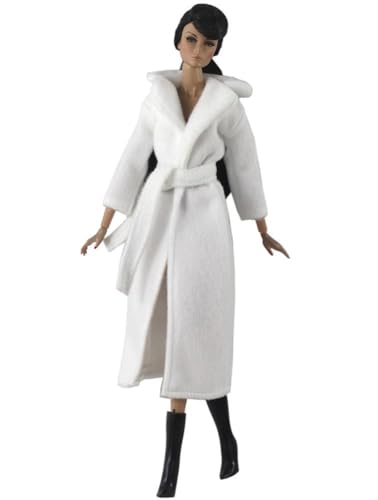 Codulu Puppenkleidung für 29,2 cm große Amerika-Puppe, 30 cm, Mädchen, Puppe, Winter, lässige Outfits, Mantel, Kleid, Hut, Kostüm, Zubehör für 1/6 BJD-Puppe, Kinderspielzeug (#G) von Codulu