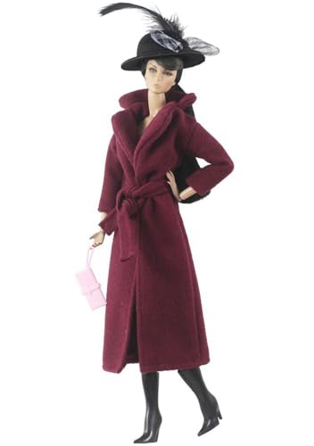 Codulu Puppenkleidung für 29,2 cm große Amerika-Puppe, 30 cm, Mädchen, Puppe, Winter, lässige Outfits, Mantel, Kleid, Hut, Kostüm, Zubehör für 1/6 BJD-Puppe, Kinderspielzeug (#J) von Codulu