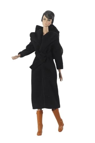 Codulu Puppenkleidung für 29,2 cm große Amerika-Puppe, 30 cm, Mädchen, Puppe, Winter, lässige Outfits, Mantel, Kleid, Hut, Kostüm, Zubehör für 1/6 BJD-Puppe, Kinderspielzeug (#L) von Codulu
