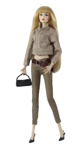 Codulu Puppenkleidung für 29,2 cm große Amerika-Puppe, 30 cm, Mädchen, Puppe, lässige Outfits, Mantel, Tops, Hosen, Schuhe, Kostümzubehör für 1/6 BJD-Puppe, Kinderspielzeug, #G Codulu Puppenkleidung für 29,2 cm große Amerika-Puppe, 30 cm, Mädchen, Puppe, lässige Outfits, Mantel, Tops, Hosen, Schuhe, Kostümzubehör für 1/6 BJD-Puppe, Kinderspielzeug, #G von Codulu