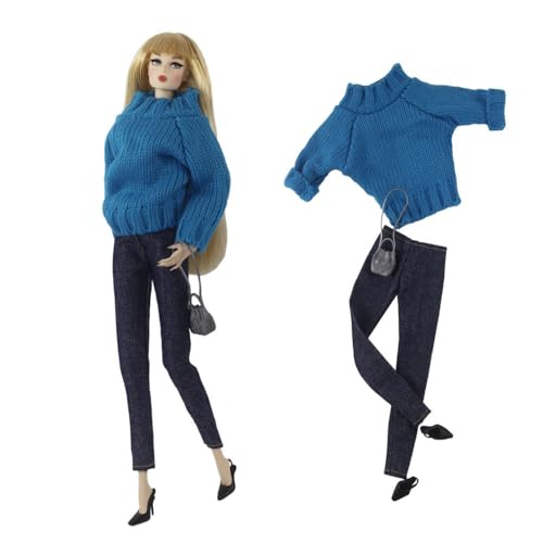Codulu Puppenkleidung für 29,2 cm große Amerika-Puppe, 30 cm, Mädchen, Puppe, lässige Outfits, Mantel, Tops, Röcke, Schuhe, Kostümzubehör für 1/6 BJD-Puppe, Kinderspielzeug, #G Codulu Puppenkleidung für 29,2 cm große Amerika-Puppe, 30 cm, Mädchen, Puppe, lässige Outfits, Mantel, Tops, Röcke, Schuhe, Kostümzubehör für 1/6 BJD-Puppe, Kinderspielzeug, #G von Codulu