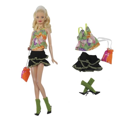 Codulu Puppenkleidung für 29,2 cm große Amerika-Puppe, 30 cm, Mädchen, Puppe, lässige Outfits, Mantel, Tops, Röcke, Schuhe, Kostümzubehör für 1/6 BJD-Puppe, Kinderspielzeug, #I Codulu Puppenkleidung für 29,2 cm große Amerika-Puppe, 30 cm, Mädchen, Puppe, lässige Outfits, Mantel, Tops, Röcke, Schuhe, Kostümzubehör für 1/6 BJD-Puppe, Kinderspielzeug, #I von Codulu
