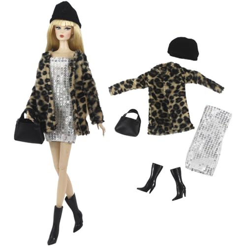 Codulu Puppenkleidung für 29,2 cm große Amerika-Puppe, 30 cm, Mädchen, Puppe, lässiges Outfit, Mantel, Paillettenröcke, Kleidung, Zubehör für 1/6 BJD-Puppe, Kinderspielzeug, #E Codulu Puppenkleidung für 29,2 cm große Amerika-Puppe, 30 cm, Mädchen, Puppe, lässiges Outfit, Mantel, Paillettenröcke, Kleidung, Zubehör für 1/6 BJD-Puppe, Kinderspielzeug, #E von Codulu