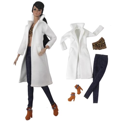Codulu Puppenkleidung für 29,2 cm große Amerika-Puppe, 30 cm, Mädchen, Puppen-Lange, Mäntel, Tops, Röcke, Schuhe, Winter, lässiges Outfit, Kostüm für 1/6 BJD-Puppe, Kinderspielzeug, 4 Stück/Set-#D Codulu Puppenkleidung für 29,2 cm große Amerika-Puppe, 30 cm, Mädchen, Puppen-Lange, Mäntel, Tops, Röcke, Schuhe, Winter, lässiges Outfit, Kostüm für 1/6 BJD-Puppe, Kinderspielzeug, 4 Stück/Set-#D von Codulu