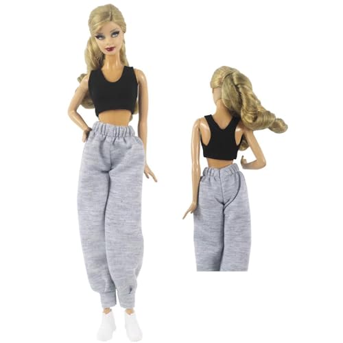 Codulu Puppenkleidung für 29,2 cm große Amerika-Puppe, 30 cm, Mädchen, Puppen-T-Shirt, Hoodie, Hose, Schuhe, Sport, legere Outfits, Kostüm für 1/6 BJD-Puppe, Kinderspielzeug, 3 Stück/Set-#D Codulu Puppenkleidung für 29,2 cm große Amerika-Puppe, 30 cm, Mädchen, Puppen-T-Shirt, Hoodie, Hose, Schuhe, Sport, legere Outfits, Kostüm für 1/6 BJD-Puppe, Kinderspielzeug, 3 Stück/Set-#D von Codulu