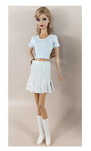 Codulu Puppenkleidung für 29,2 cm große Amerika-Puppe, 30 cm, Mädchen, Puppen-T-Shirt, Röcke, Sommer, legere Outfits, Kostüm für 1/6, BJD-Puppe, Kinderspielzeug, 3 Stück/Set-#F Codulu Puppenkleidung für 29,2 cm große Amerika-Puppe, 30 cm, Mädchen, Puppen-T-Shirt, Röcke, Sommer, legere Outfits, Kostüm für 1/6, BJD-Puppe, Kinderspielzeug, 3 Stück/Set-#F von Codulu