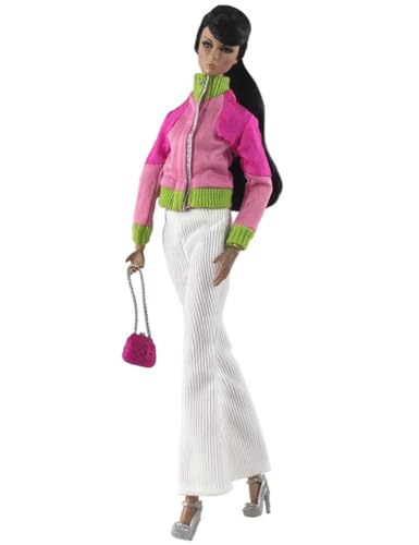Codulu Puppenkleidung für 29,2 cm große Amerika-Puppe, 30 cm, Mädchen, Puppen-T-Shirt, ausgestellte Hose, Sommer, legere Outfits, Kostüm für 1/6 BJD-Puppe, Kinderspielzeug, 3 Stück/Set-#H Codulu Puppenkleidung für 29,2 cm große Amerika-Puppe, 30 cm, Mädchen, Puppen-T-Shirt, ausgestellte Hose, Sommer, legere Outfits, Kostüm für 1/6 BJD-Puppe, Kinderspielzeug, 3 Stück/Set-#H von Codulu