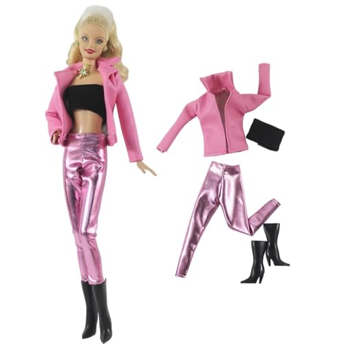 Codulu Puppenkleidung für 29,2 cm große Amerika-Puppe, 30 cm, Mädchen, Puppen-Tops, Hosen, Schuhe, Tasche, lässige Outfits, Kostüm für 1/6 BJD-Puppe, Kinderspielzeug, 4 Stück/Set-#C Codulu Puppenkleidung für 29,2 cm große Amerika-Puppe, 30 cm, Mädchen, Puppen-Tops, Hosen, Schuhe, Tasche, lässige Outfits, Kostüm für 1/6 BJD-Puppe, Kinderspielzeug, 4 Stück/Set-#C von Codulu
