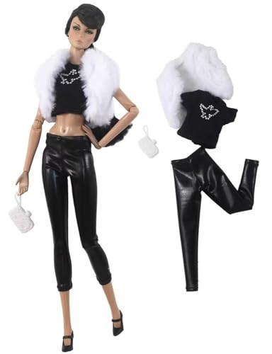 Codulu Puppenkleidung für 29,2 cm große Amerika-Puppe, 30 cm, Mädchen, Puppenhosen, Tops, Schuhe, Tasche, lässige Outfits, Kostüm für 1/6 BJD-Puppe, Kinderspielzeug, 4 Stück/Set-#D Codulu Puppenkleidung für 29,2 cm große Amerika-Puppe, 30 cm, Mädchen, Puppenhosen, Tops, Schuhe, Tasche, lässige Outfits, Kostüm für 1/6 BJD-Puppe, Kinderspielzeug, 4 Stück/Set-#D von Codulu