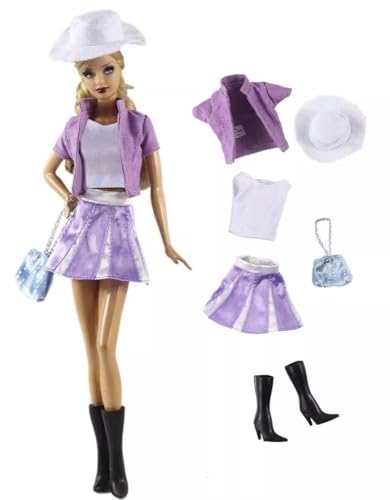 Codulu Puppenkleidung für 29,2 cm große Amerika-Puppe, 30 cm, Mädchen, Puppenkleid, Röcke, Jacke, Tops, lässige Outfits, Kostüm für 1/6 BJD-Puppe, Kinderspielzeug, 1 Set, #A Codulu Puppenkleidung für 29,2 cm große Amerika-Puppe, 30 cm, Mädchen, Puppenkleid, Röcke, Jacke, Tops, lässige Outfits, Kostüm für 1/6 BJD-Puppe, Kinderspielzeug, 1 Set, #A von Codulu