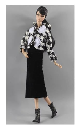 Codulu Puppenkleidung für 29,2 cm große Amerika-Puppe, 30 cm, Mädchen, Puppenmäntel, Kapuzenpullover, Faltenröcke, Winter, lässiges Outfit, Kostüm für 1/6 BJD-Puppe, Kinderspielzeug, 1 Set, #E Codulu Puppenkleidung für 29,2 cm große Amerika-Puppe, 30 cm, Mädchen, Puppenmäntel, Kapuzenpullover, Faltenröcke, Winter, lässiges Outfit, Kostüm für 1/6 BJD-Puppe, Kinderspielzeug, 1 Set, #E von Codulu