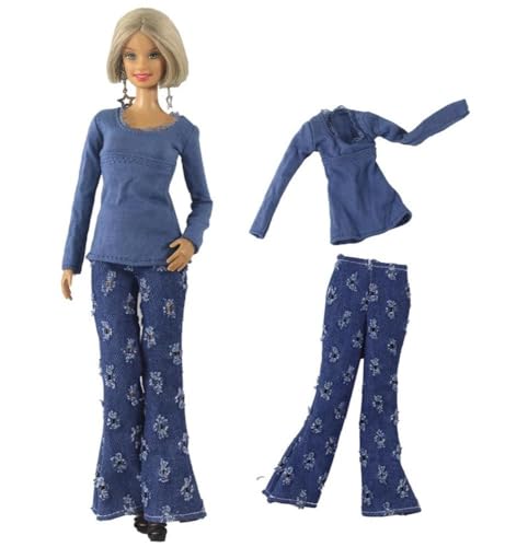 Codulu Puppenkleidung für 29,2 cm große Amerika-Puppe, 30 cm, Mädchen, Puppenmäntel, Tops, Hosen, Röcke, lässige Outfits, Kostüm für 1/6 BJD-Puppe, Kinderspielzeug, 1 Set #D Codulu Puppenkleidung für 29,2 cm große Amerika-Puppe, 30 cm, Mädchen, Puppenmäntel, Tops, Hosen, Röcke, lässige Outfits, Kostüm für 1/6 BJD-Puppe, Kinderspielzeug, 1 Set #D von Codulu