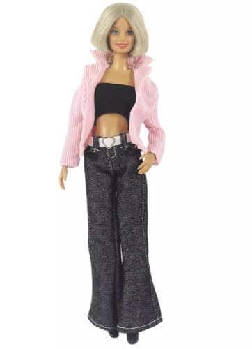Codulu Puppenkleidung für 29,2 cm große Amerika-Puppe, 30 cm, Mädchen, Puppenmäntel, Tops, Hosen, Röcke, lässige Outfits, Kostüm für 1/6 BJD-Puppe, Kinderspielzeug, 1 Set #G Codulu Puppenkleidung für 29,2 cm große Amerika-Puppe, 30 cm, Mädchen, Puppenmäntel, Tops, Hosen, Röcke, lässige Outfits, Kostüm für 1/6 BJD-Puppe, Kinderspielzeug, 1 Set #G von Codulu