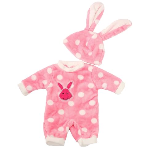 Codulu Puppenkleidung für 45,7 cm große amerikanische Puppe, Plüsch-Overall, Kaninchen-Pyjama mit Hut, Outfits, Zubehör für 43–46 cm große Mädchenpuppe, Jungen, Puppe, 2 Stück/Set, Rosa Codulu Puppenkleidung für 45,7 cm große amerikanische Puppe, Plüsch-Overall, Kaninchen-Pyjama mit Hut, Outfits, Zubehör für 43–46 cm große Mädchenpuppe, Jungen, Puppe, 2 Stück/Set, Rosa von Codulu
