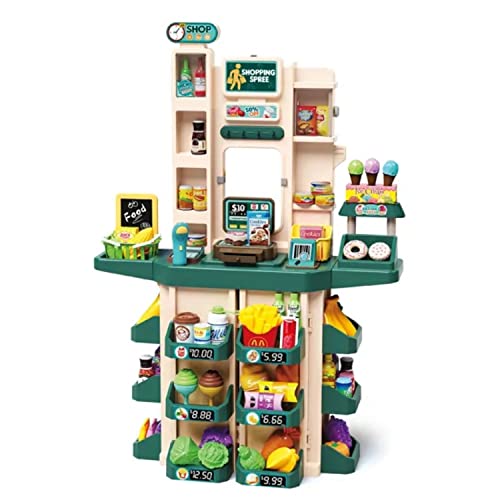 Coemo Supermarkt Florian Türkis Kaufmannsladen Marktstand für Kinder, mit Einkaufskorb und viel Zubehör, geeignet für Kinder ab 3 Jahren Coemo Supermarkt Florian Türkis Kaufmannsladen Marktstand für Kinder, mit Einkaufskorb und viel Zubehör, geeignet für Kinder ab 3 Jahren von Coemo