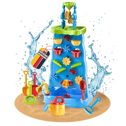 Wasserspieltisch TOJA M 22-tlg. Set Wasserfall inkl. Sandspielzeug, wie Schaufel, Eimer, Sand- & Wassertisch, Matschtisch, Kinder Outdoor, für Jungen und Mädchen, Spielzeug für Kinder ab 3 Jahren Wasserspieltisch TOJA M 22-tlg. Set Wasserfall inkl. Sandspielzeug, wie Schaufel, Eimer, Sand- & Wassertisch, Matschtisch, Kinder Outdoor, für Jungen und Mädchen, Spielzeug für Kinder ab 3 Jahren von Coemo