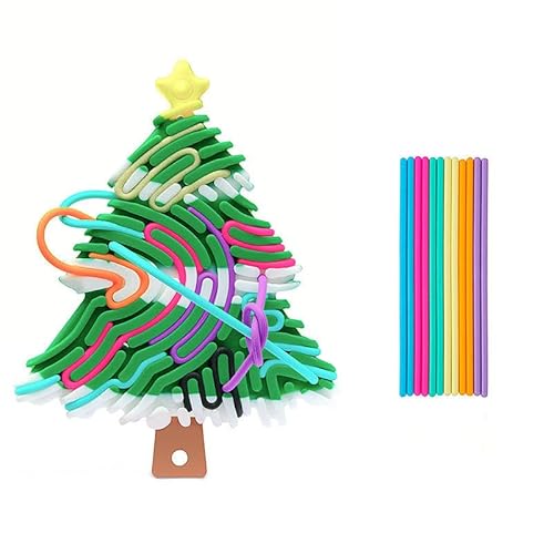 Cofvetia Sensorik Spielzeug Activity Board Silikon, Montessori Sensory Fidget Spiel Toys Doppelseitiges Sensorisches zur Stressabbau Autismus Spielzeug ADHD für Kinder (Weihnachtsbaum) von Cofvetia