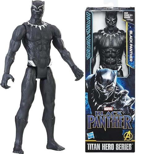 Cogio Große Actionfigur Schwarzer Panther 30 cm große Action Figur Inspiriert vom Charakter-Design der Marvel Comics von Cogio