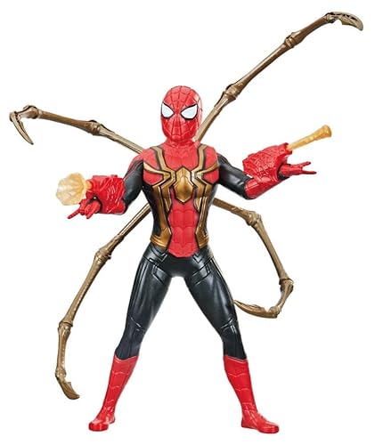 Cogio Spider 3en1 Groß! über 34 cm + Goldene Spinnenbeine, 2 Masken, 2 Rüstungen, Dart-Shooter, Action Figur 1660 von Cogio