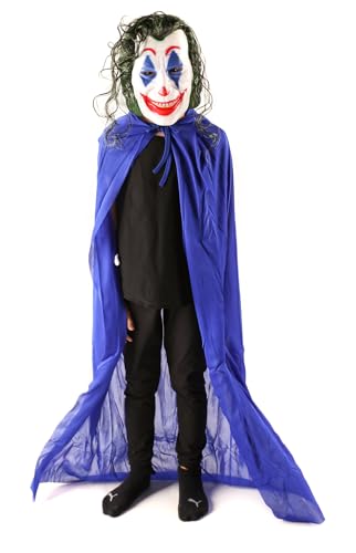 Kostüm für Kinder, Halloween, Karneval, Ball, Party, Cosplay (Joker I, universal) von Cogio