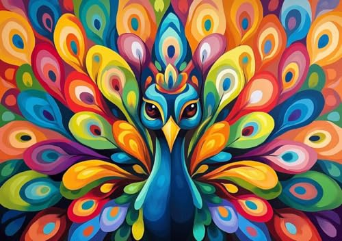 Puzzle 1000 Teile Erwachsene Klassische Puzzle Bunter Pfau Perfekt Um Die ProblemlöSungsfäHigkeiten Zu Verbessern, FöRdert Konzentration und Geduld, für Erwachsene und Kinder Ab 14 Jahren 75x50 cm Z-9 Puzzle 1000 Teile Erwachsene Klassische Puzzle Bunter Pfau Perfekt Um Die ProblemlöSungsfäHigkeiten Zu Verbessern, FöRdert Konzentration und Geduld, für Erwachsene und Kinder Ab 14 Jahren 75x50 cm Z-9 von Cohnpjng
