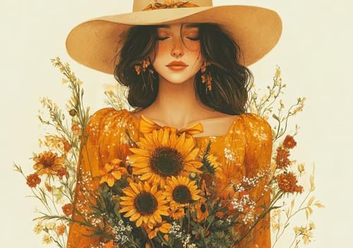 Puzzle 1000 Teile Erwachsene Klassische Puzzle Frau Blume Perfekt Um Die ProblemlöSungsfäHigkeiten Zu Verbessern, FöRdert Konzentration und Geduld, für Erwachsene und Kinder Ab 14 Jahren 75x50 cm Z-7 Puzzle 1000 Teile Erwachsene Klassische Puzzle Frau Blume Perfekt Um Die ProblemlöSungsfäHigkeiten Zu Verbessern, FöRdert Konzentration und Geduld, für Erwachsene und Kinder Ab 14 Jahren 75x50 cm Z-7 von Cohnpjng
