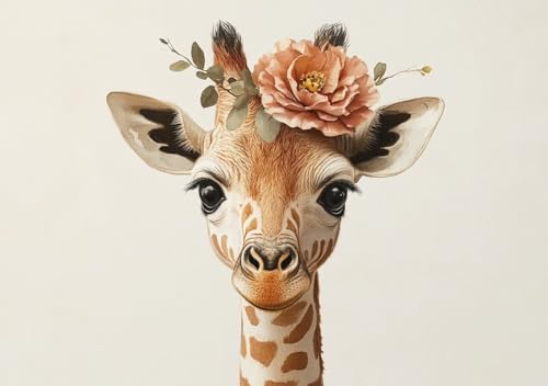 Puzzle 1000 Teile Erwachsene Klassische Puzzle Giraffe Perfekt Um Die ProblemlöSungsfäHigkeiten Zu Verbessern, FöRdert Konzentration und Geduld, für Erwachsene und Kinder Ab 14 Jahren 75x50 cm J-8 von Cohnpjng