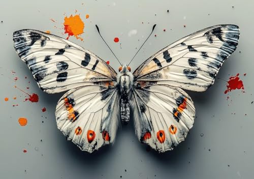 Puzzle 1000 Teile Erwachsene Klassische Puzzle Schmetterling Perfekt Um Die ProblemlöSungsfäHigkeiten Zu Verbessern, FöRdert Konzentration und Geduld, Erwachsene und Kinder Ab 14 Jahren 75x50 cm W-2 von Cohnpjng