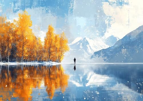 Puzzle 120 Teile Erwachsene Klassische Puzzle Landschaft Perfekt Um Die ProblemlöSungsfäHigkeiten Zu Verbessern, FöRdert Konzentration und Geduld, für Erwachsene und Kinder Ab 14 Jahren 25x20 cm E-4 von Cohnpjng