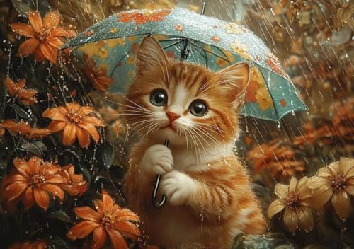 Puzzle 120 Teile Erwachsene Klassische Puzzle Süße Katze Perfekt Um Die ProblemlöSungsfäHigkeiten Zu Verbessern, FöRdert Konzentration und Geduld, für Erwachsene und Kinder Ab 14 Jahren 25x20 cm P-8 von Cohnpjng